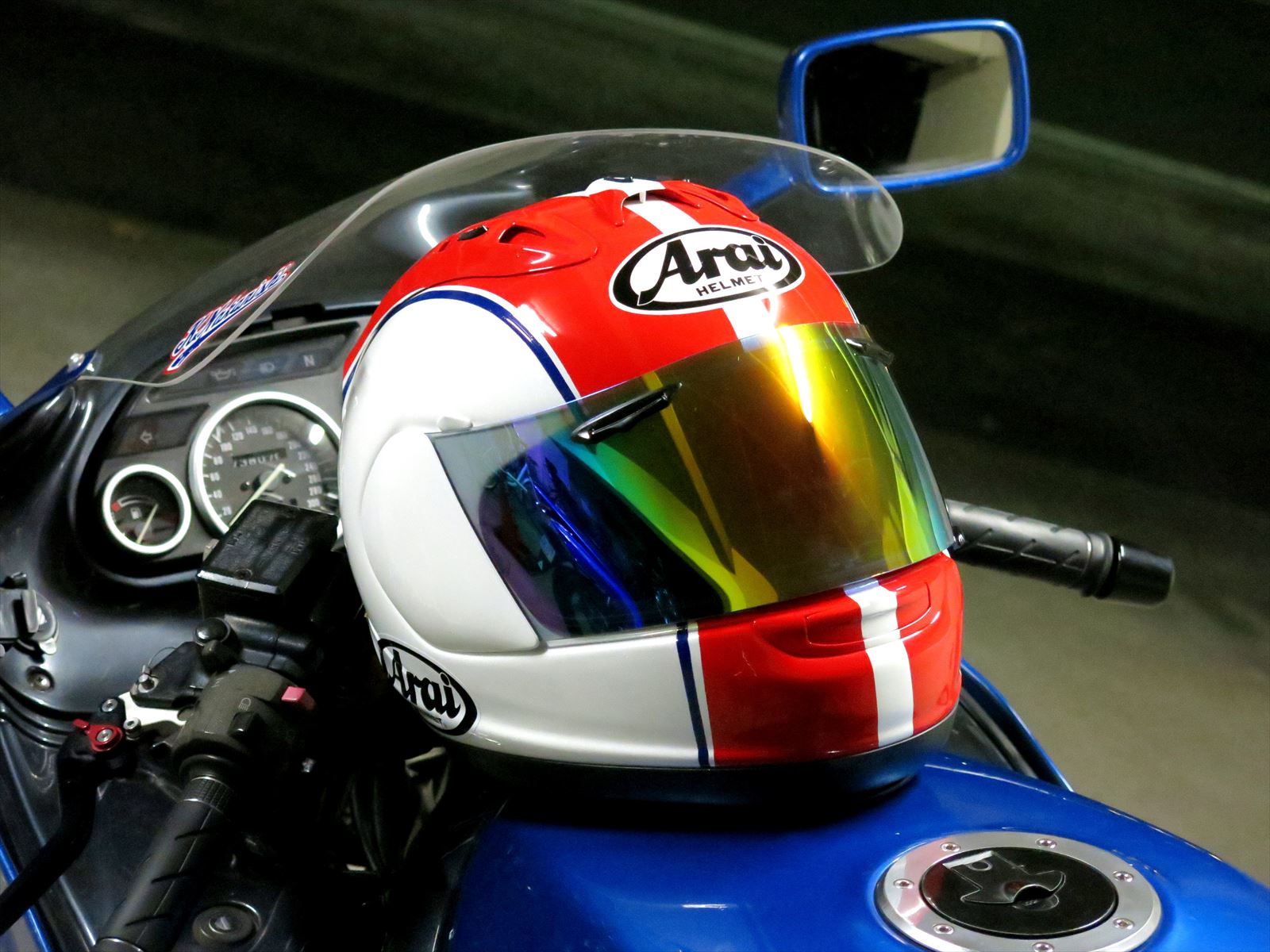 アライ RX7 RR5 ヘルメット塗装