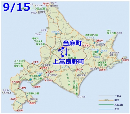 北海道地図 0915-1024