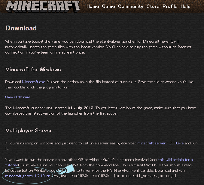 Minecraft[ﾏｲﾝｸﾗﾌﾄ] Multi Server - とりあえずMineCraft Server