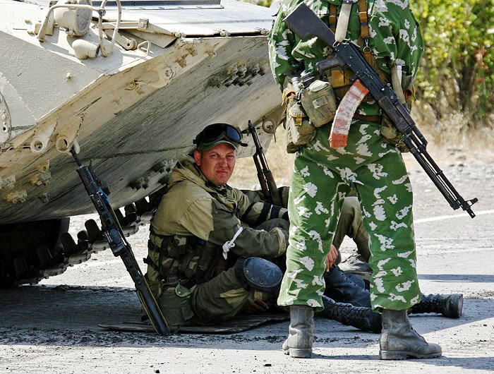 ロシア・グルジア紛争時の写真RPK74