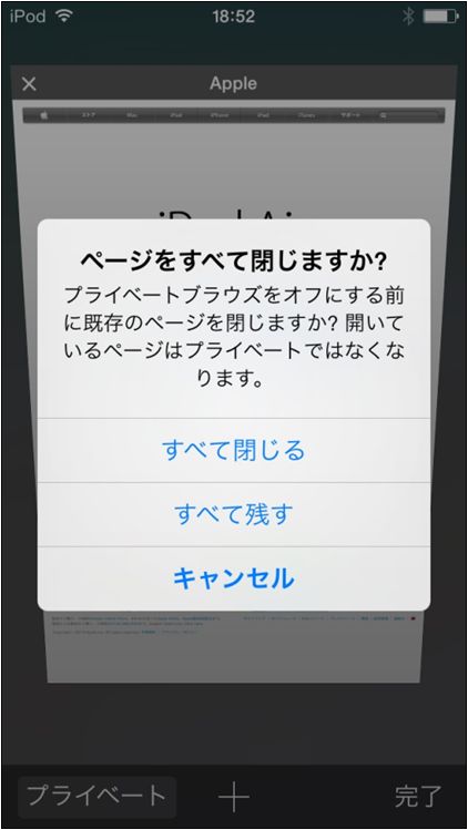 iOS＆Safariのプライベートブラウズ (4)