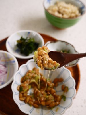 Natto w/toppings