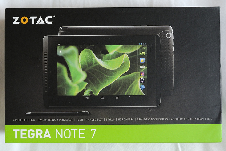 NVIDIA ZOTAC Tegra Note 7 購入１ヶ月使用レビュー - 松戸の苦労試行