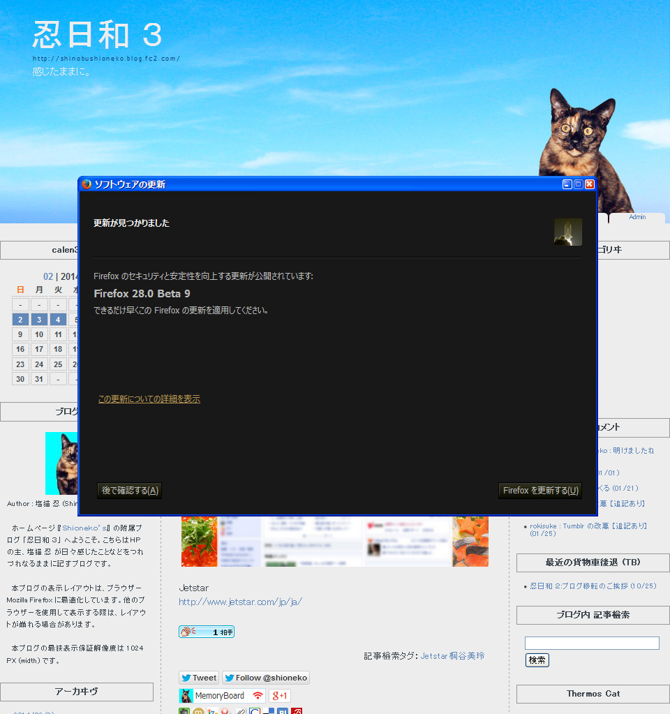 Mozilla Firefox 28.0 Beta 9