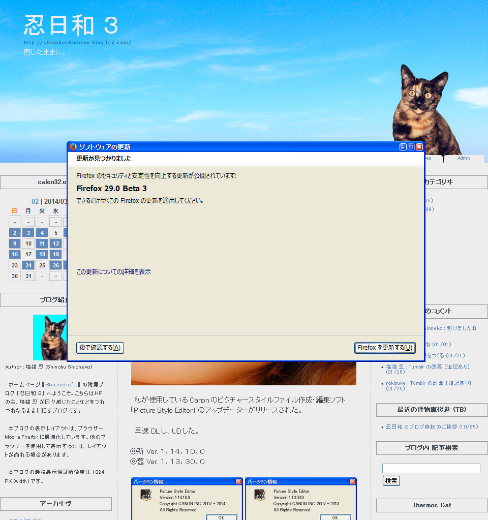 Mozilla Firefox 29.0 Beta 3