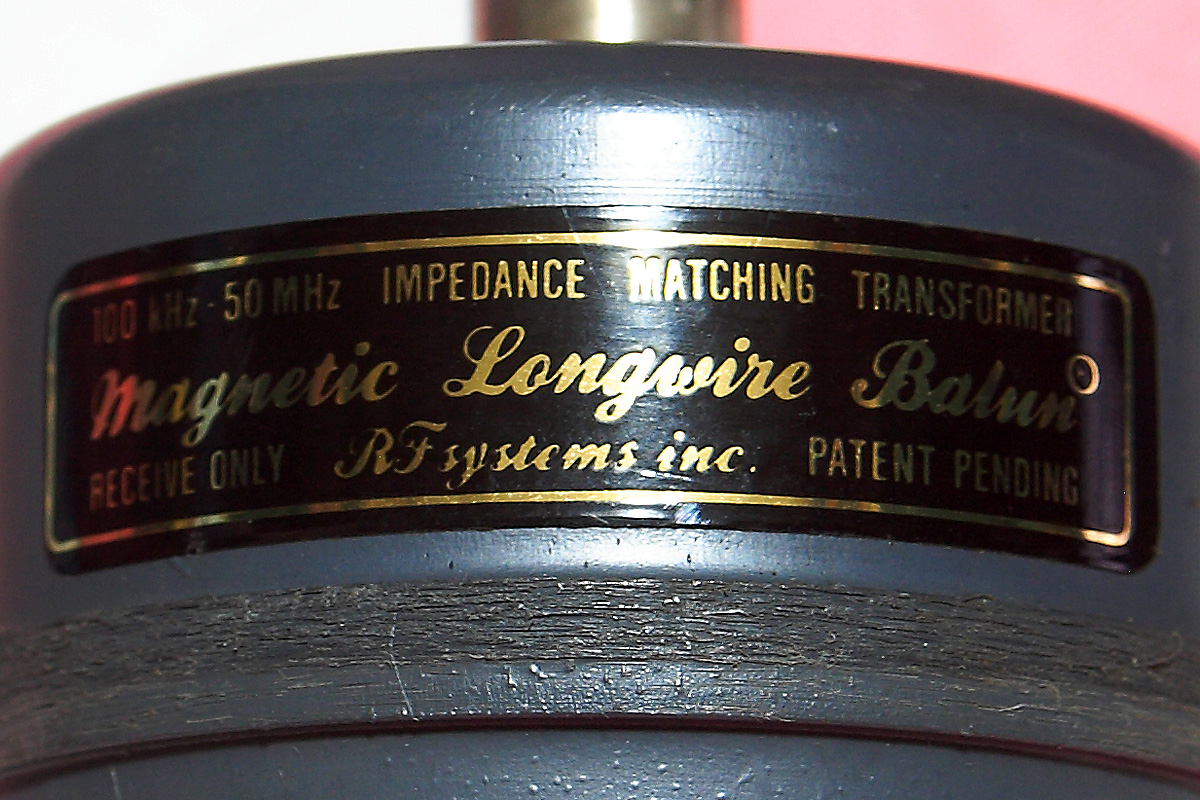 Magnetic Longwire Balun