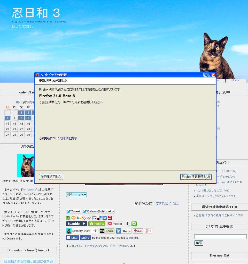 Mozilla Firefox 31.0 Beta 8