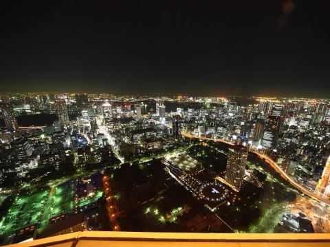 東京タワーからの景色　夜景